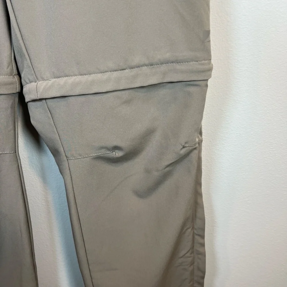 Outdoor Ventures Convertible Hiking Pants Shorts Tan Zip Off UPF Minimalist Sz 8
